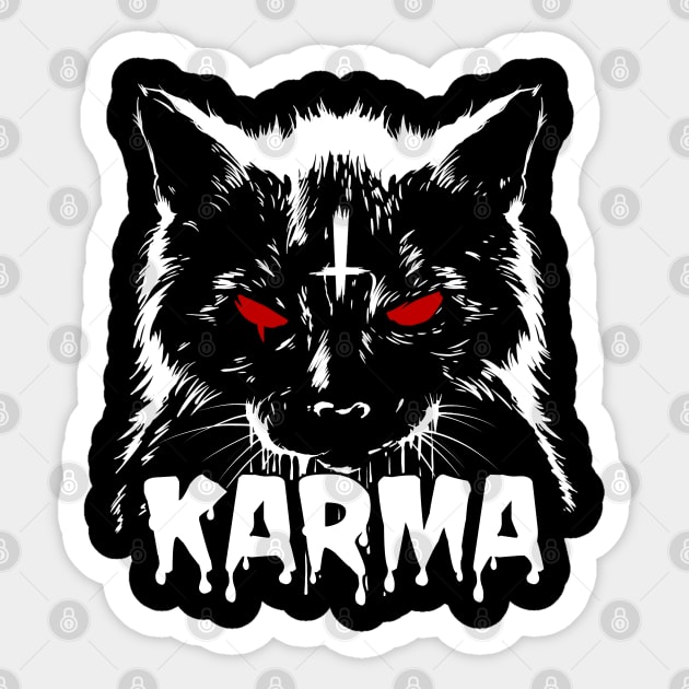 Karma Sticker by Shirleyy Shop Arts